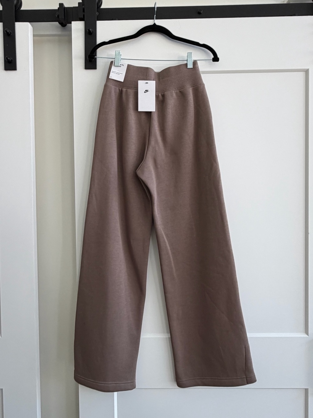 NWT Nike sportswear Phoenix fleece high waisted, Wide-Leg Sweatpants, Brown - Picture 4 of 4